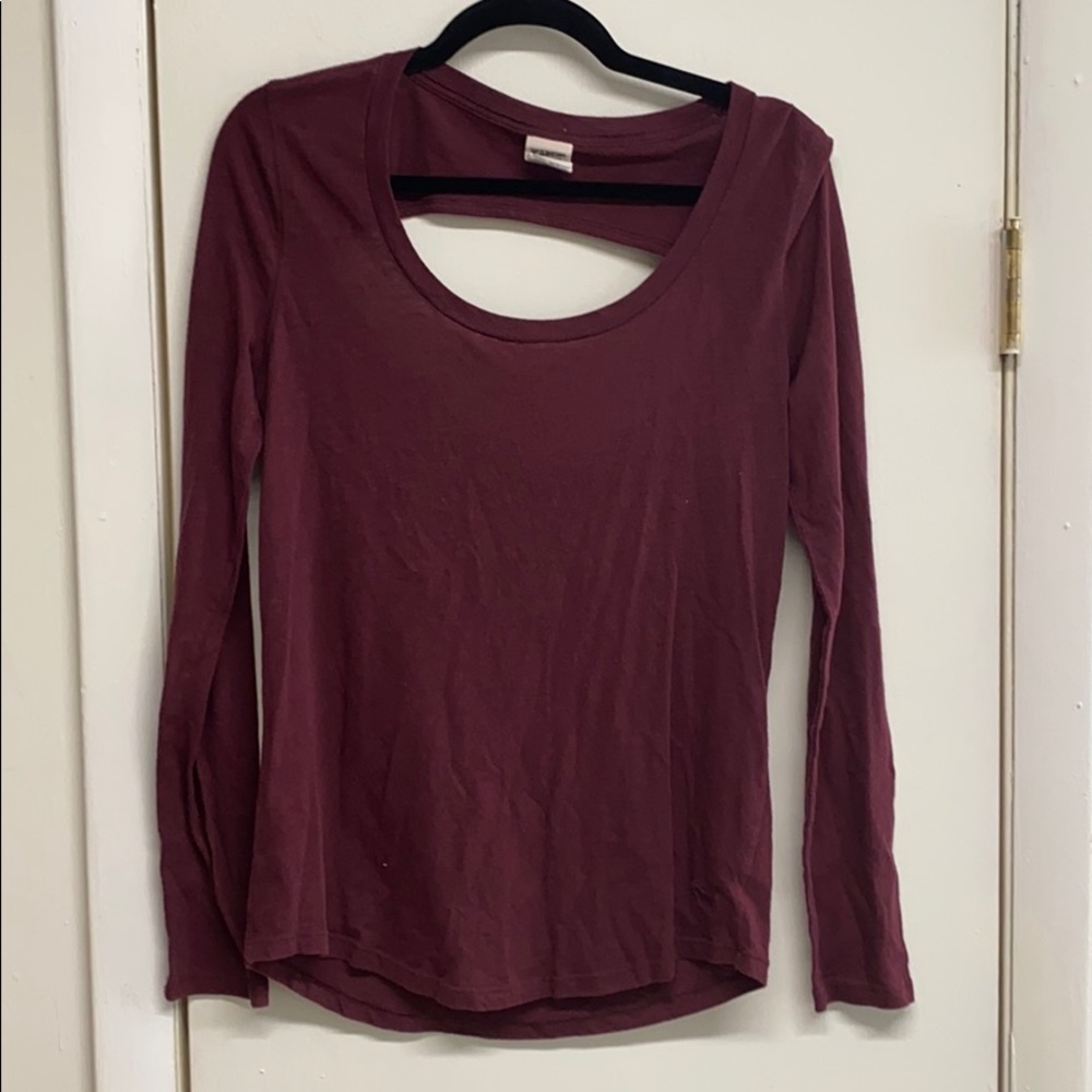 Open Back Solid PINK shirt!
